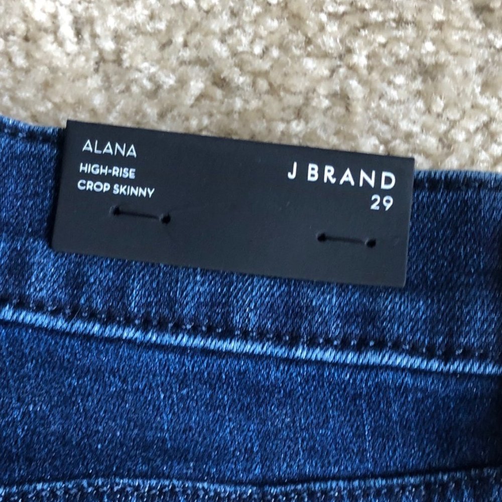 Brand New J Brand High Rise Crop Skinny Jeans